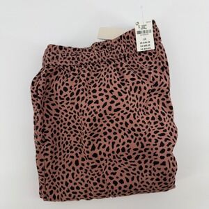 Victorias Secret Pink Leopard Easy Jogger Lightweight Lounge Sweat Pants Large